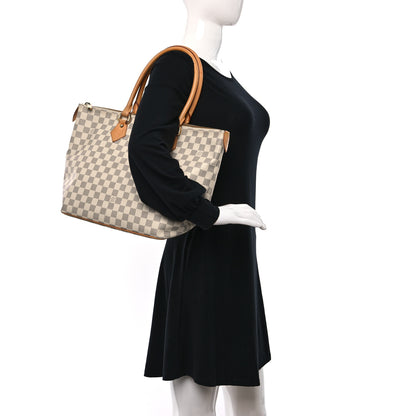 Louis Vuitton Damier Azur Saleya MM 2 of 8