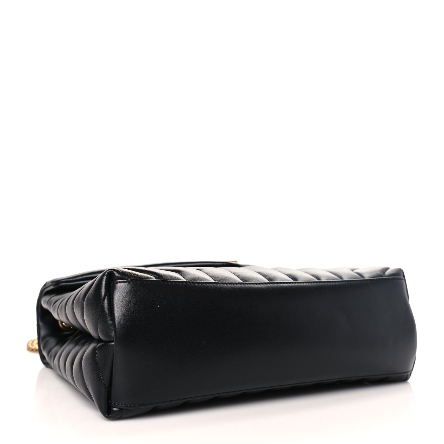 Saint Laurent Calfskin Y Quilted Monogram Medium Loulou Chain Satchel Black 4 of 10