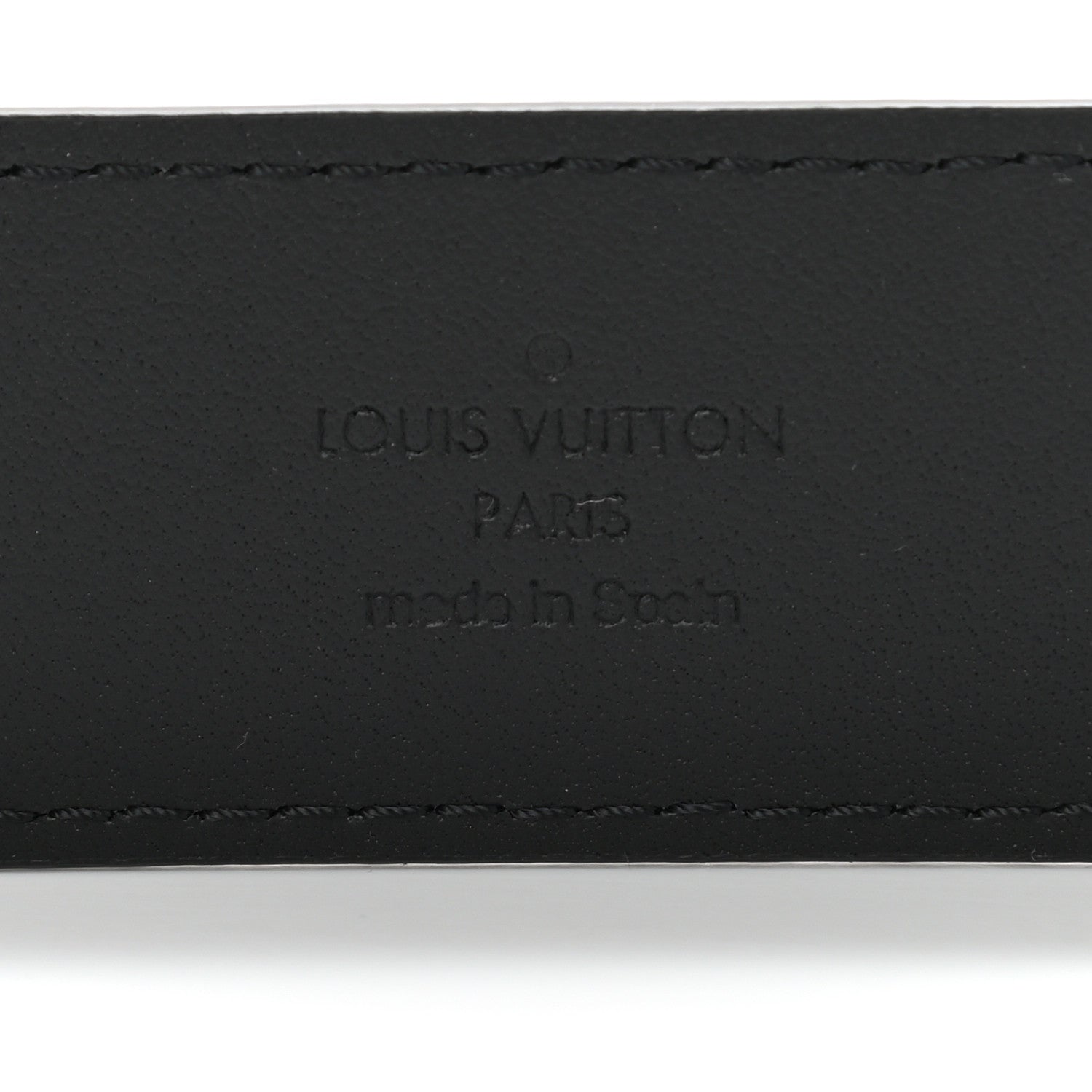 Louis Vuitton Taurillon 35mm Pont Neuf Belt 95 38 Black 3 of 7