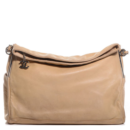 Chanel Lambskin Large Ultimate Soft Tote Beige 1 of 8