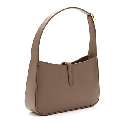 Saint Laurent Smooth Calfskin Le 5 A 7 Hobo Taupe 3 of 10