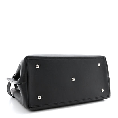Louis Vuitton Calfskin Lockme Day Black 4 of 10