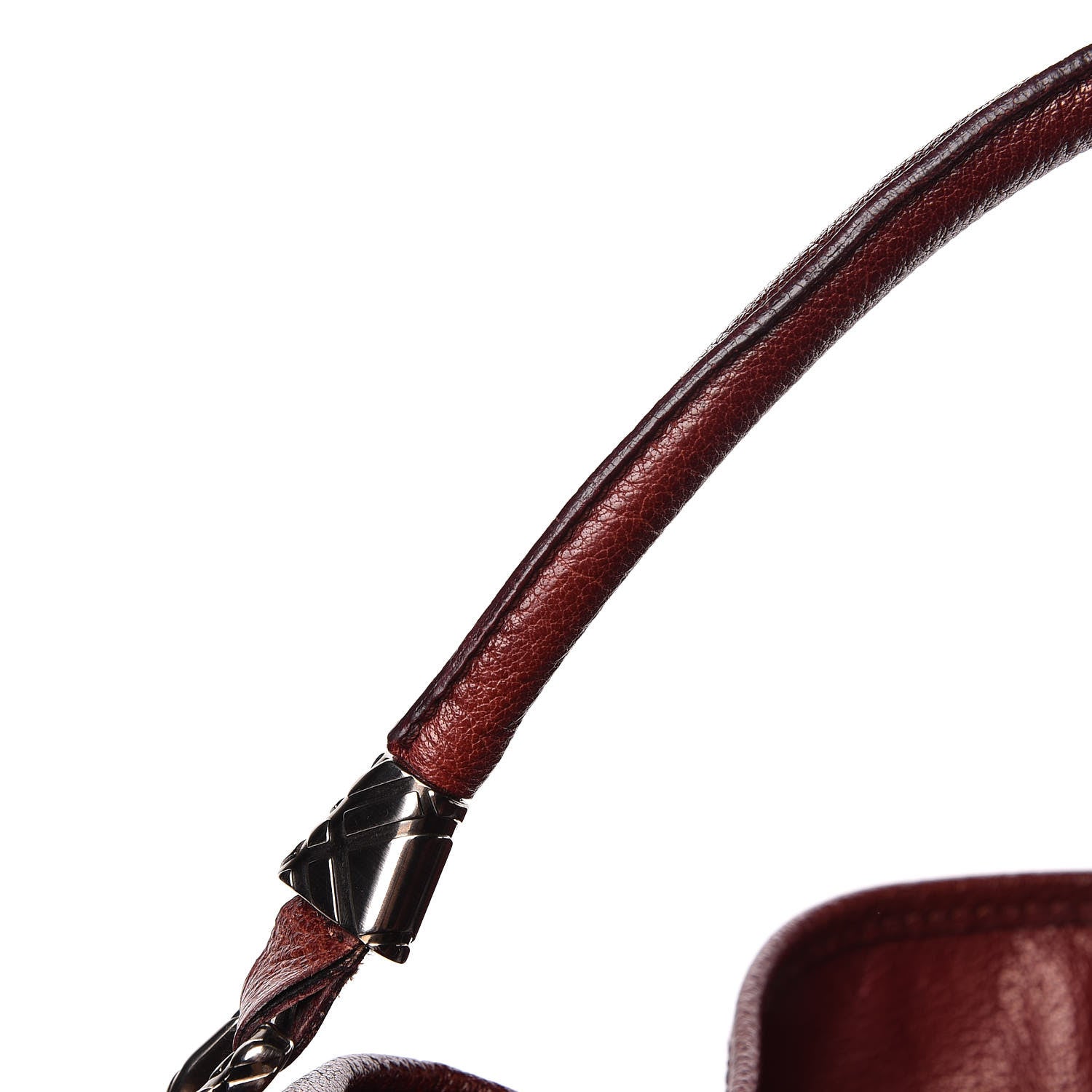 Burberry Calfskin Chain Tote Burgundy 13 of 15