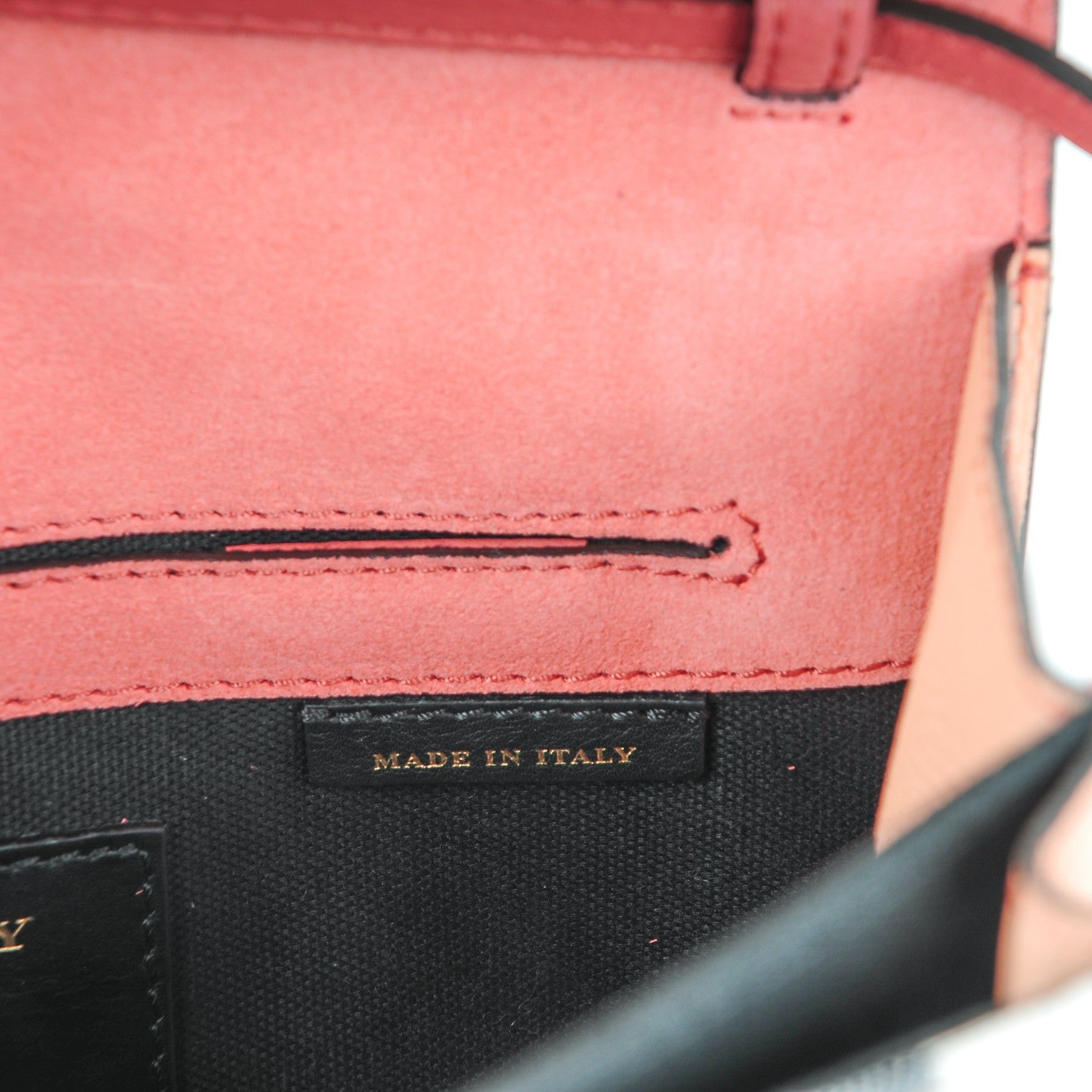 Burberry Derby Calfskin House Check Small Macken Crossbody Bag Copper Pink 7 of 8