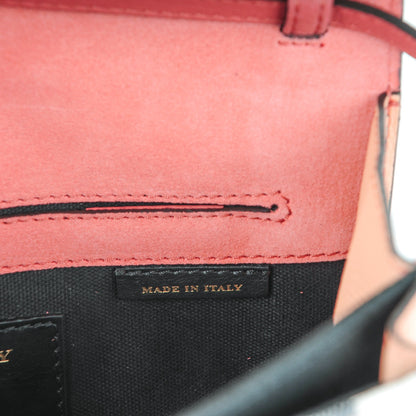 Burberry Derby Calfskin House Check Small Macken Crossbody Bag Copper Pink 7 of 8
