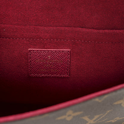 Louis Vuitton Monogram Pochette Felicie Chain Wallet Fuchsia 7 of 10