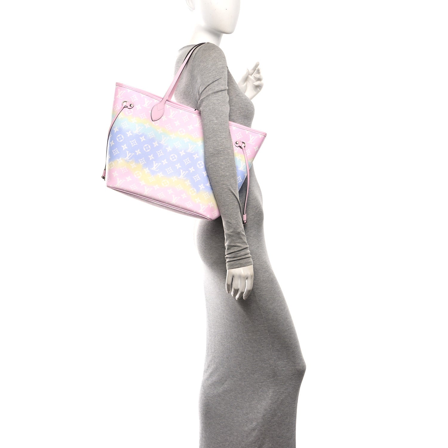 Louis Vuitton Monogram Escale Neverfull MM Pastel 2 of 10