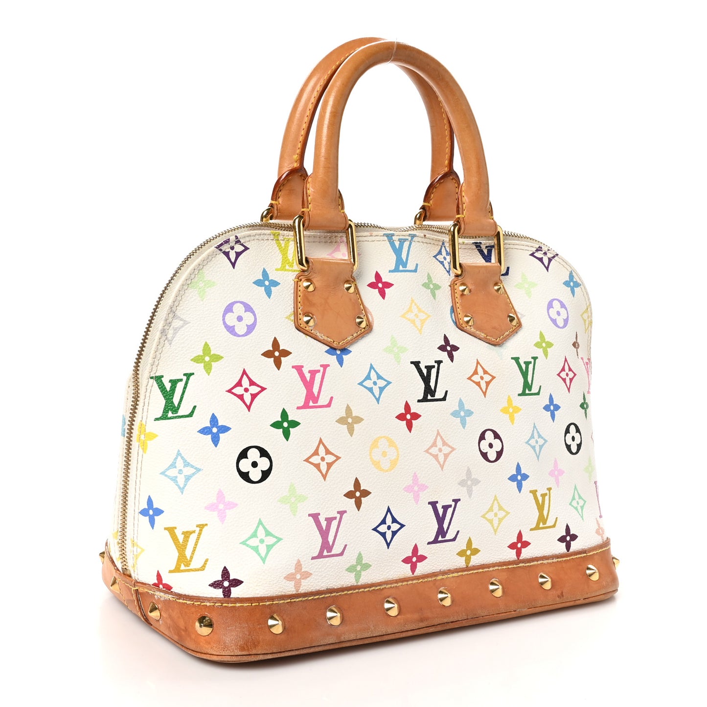 Monogram Multicolor Alma PM White