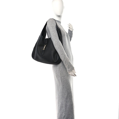 Gucci Soft Grained Calfskin Large Jackie Hobo Black 2 of 14