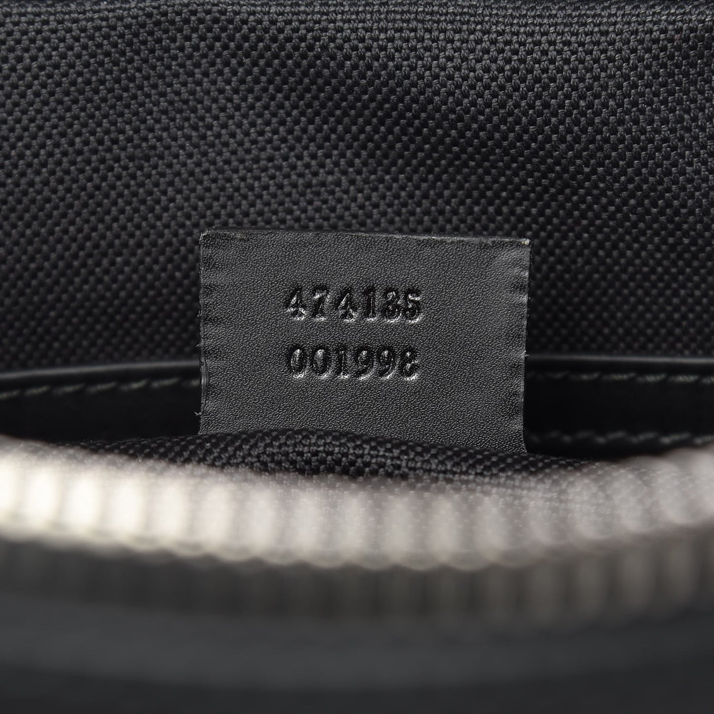 GG Supreme Monogram Appia Calfskin Web Briefcase Black