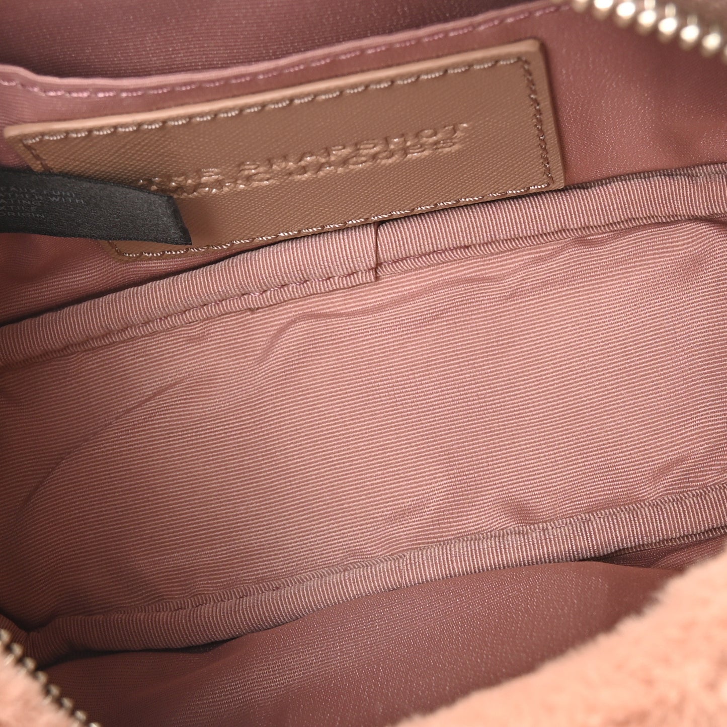 Faux Fur Plush Snapshot Camera Bag Fluffy Rose
