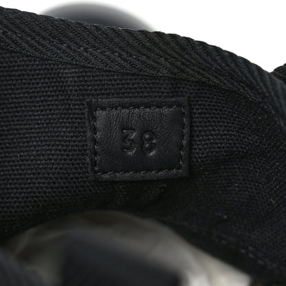 Hermes Canvas Calfskin Itineraire Ankle Boot 38 Black 8 of 10