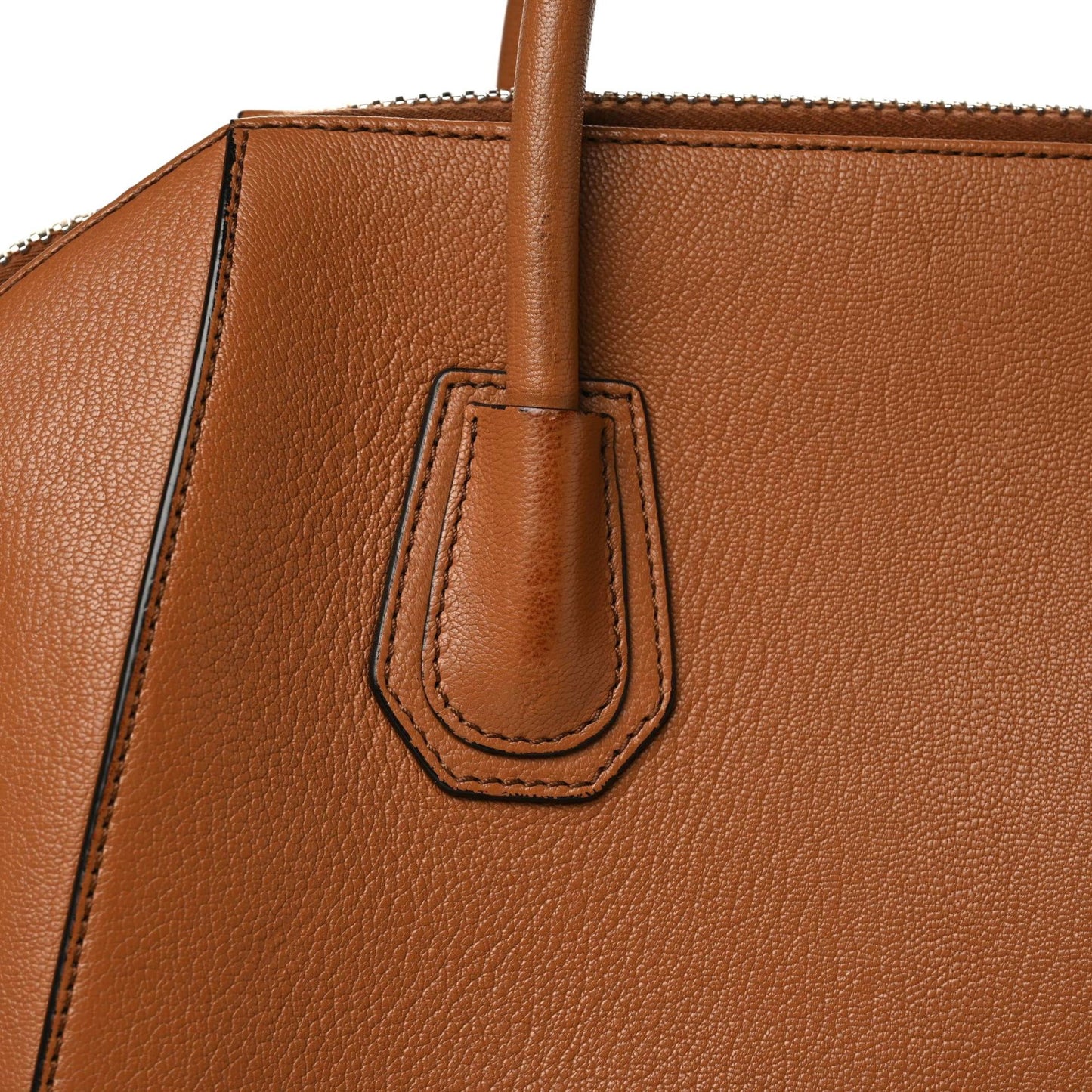 Sugar Goatskin Small Antigona Caramel