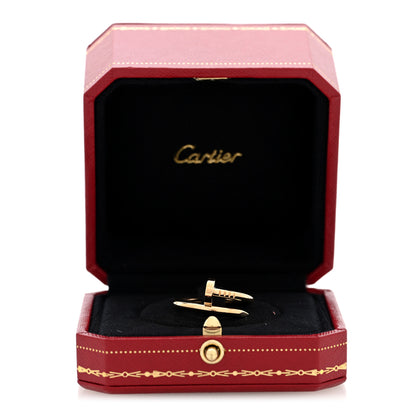 Cartier 18K Yellow Gold Juste Un Clou Ring 55 7.25 6 of 6