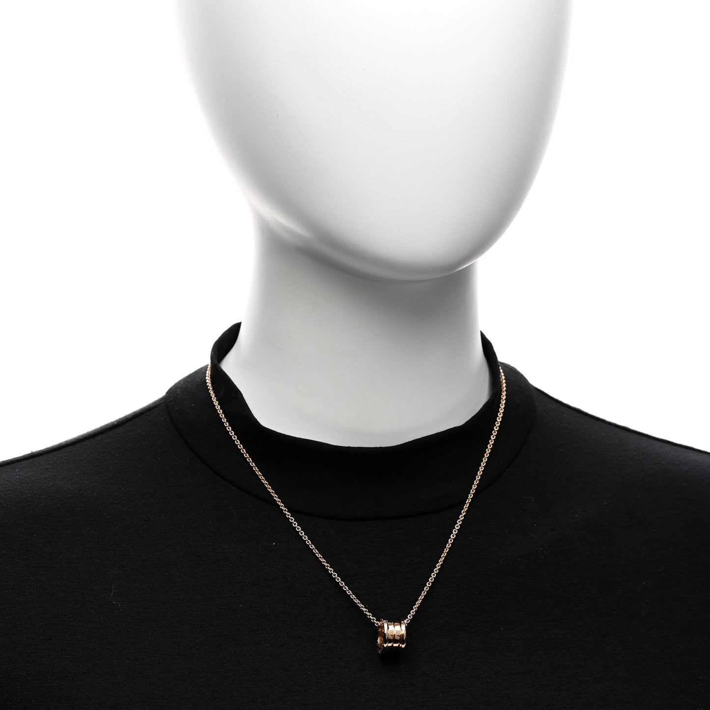 18K Rose Gold B.Zero1 Pendant Necklace