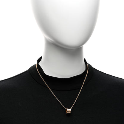 Bulgari 18K Rose Gold B.Zero1 Pendant Necklace 2 of 4