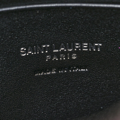 Saint Laurent Grain De Poudre Matelasse Monogram Mini Lou Camera Bag Bright Pink 6 of 10