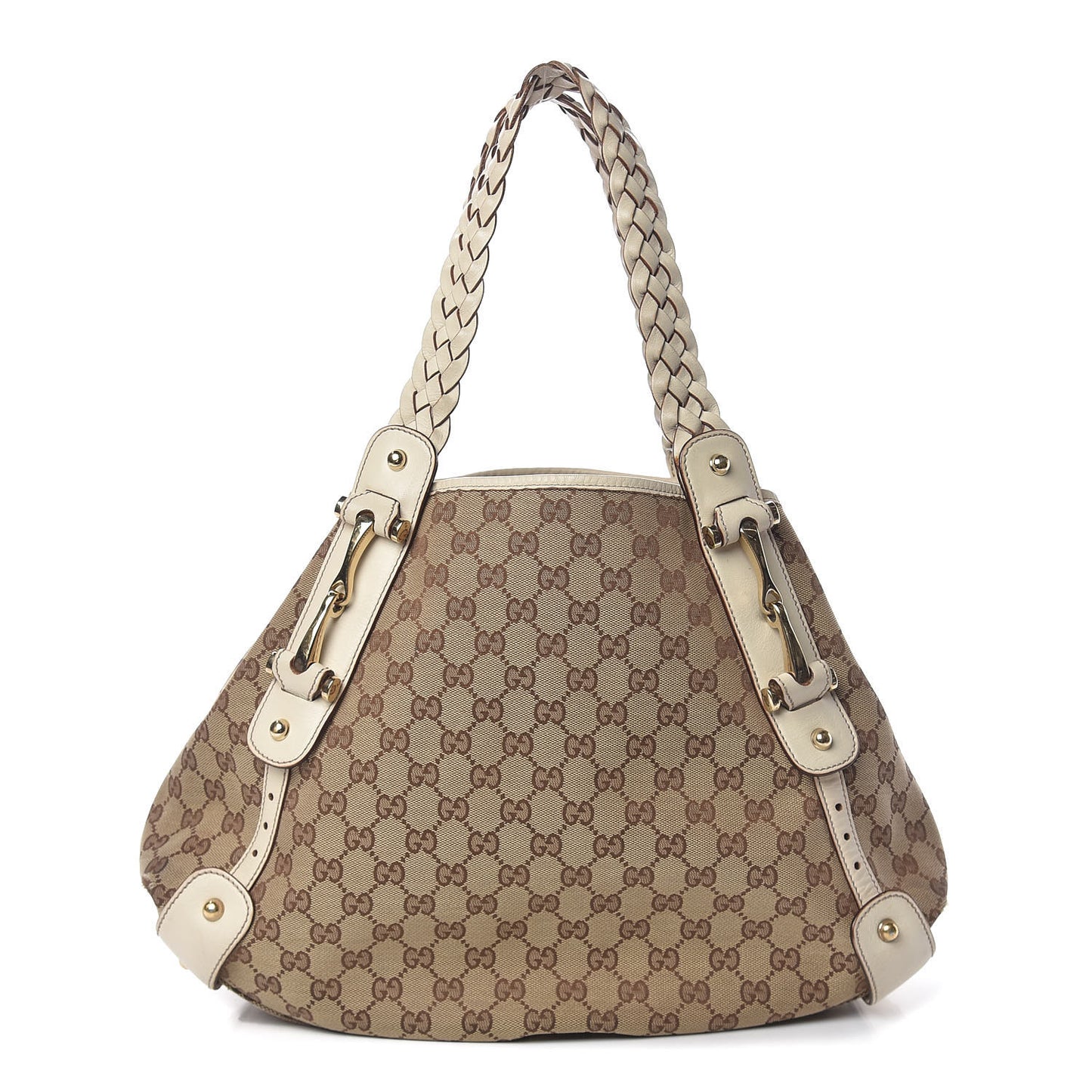 Monogram Medium Pelham Shoulder Bag Off White