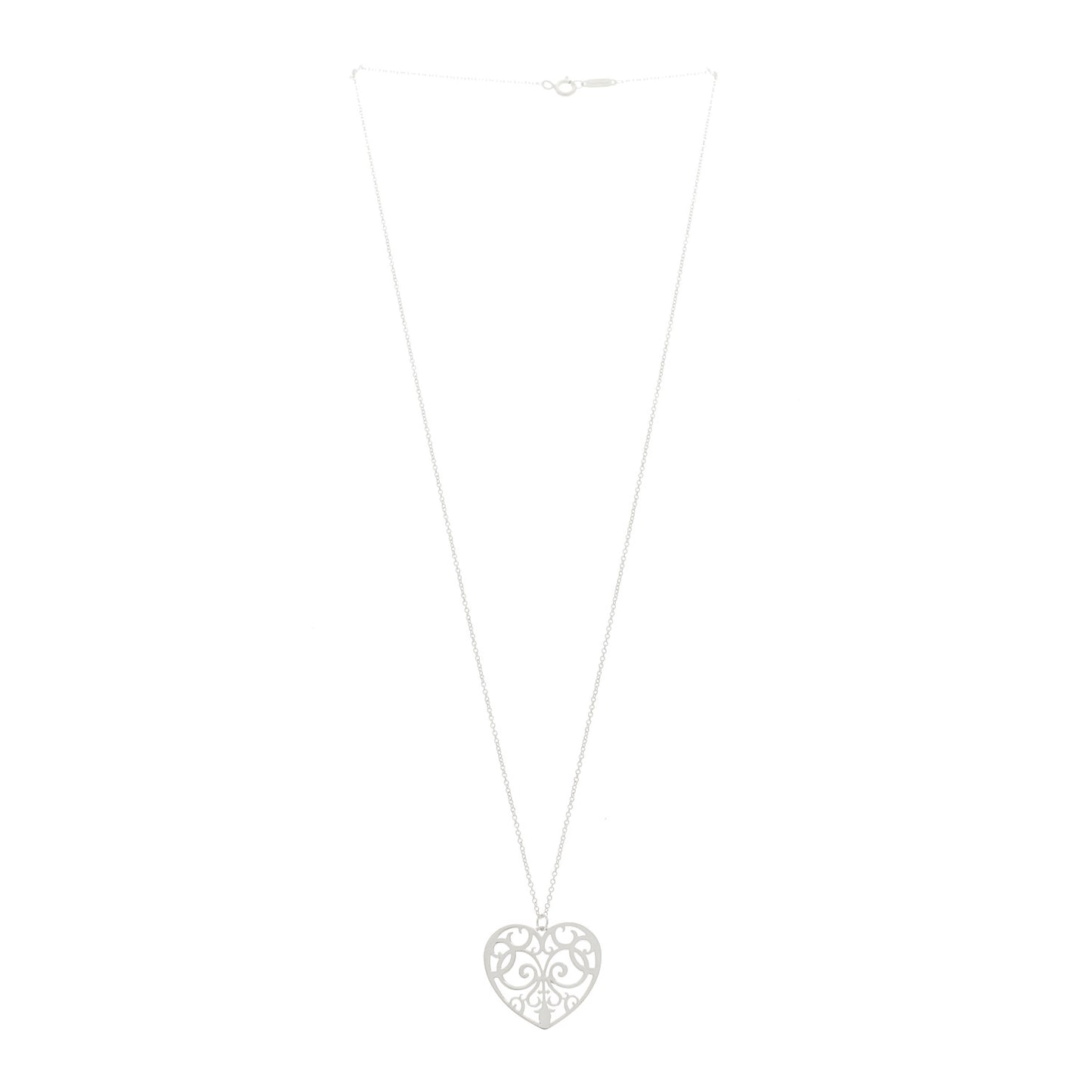 Sterling Silver Enchant Heart Pendant Necklace