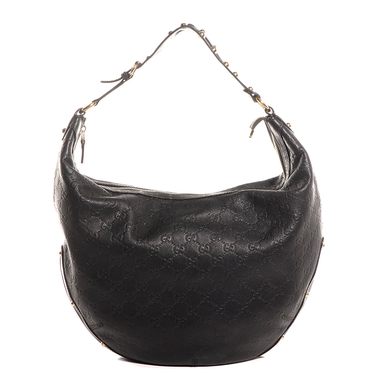 Gucci Guccissima Biba Hobo Black 1 of 7