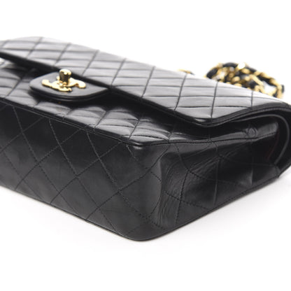 Chanel Lambskin Quilted Medium Double Flap Black 9 of 11