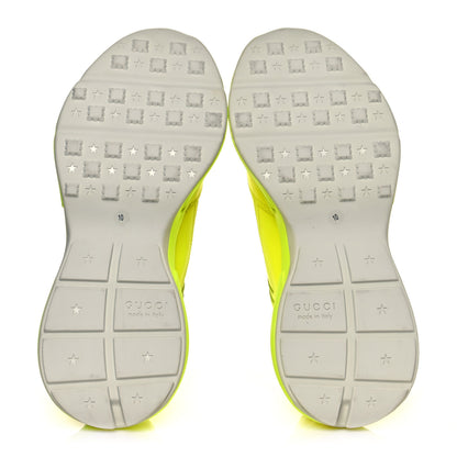 Gucci Calfskin Mens Rhyton Sneakers 10 Fluo Yellow 5 of 8