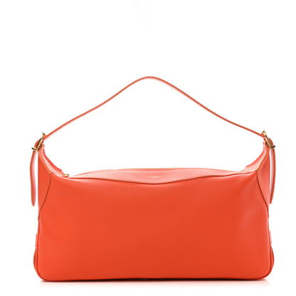 Celine Supple Calfskin Medium Romy Shoulder Bag Pop Orange 1 of 12