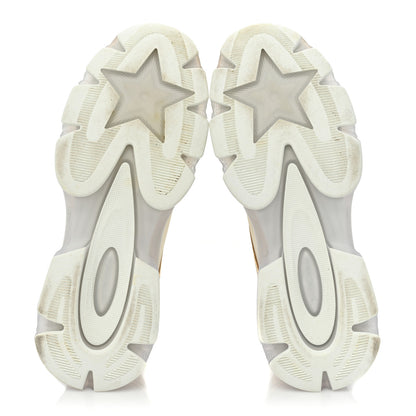 Christian Dior Matte Technical Fabric Mesh Dior Vibe Sneakers 38 White Gold 6 of 10