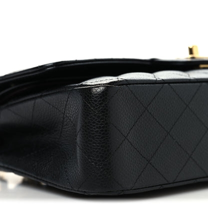 Chanel Caviar Quilted Medium Double Flap Black 9 of 11