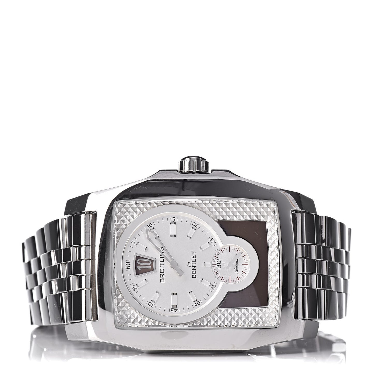 Stainless Steel 40mm Bentley Flying B Automatic Watch Brown A2836212/H521