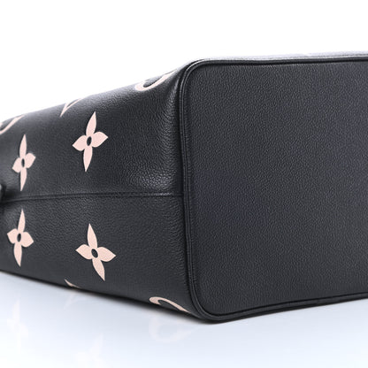 Louis Vuitton Empreinte Monogram Giant Neonoe MM Black Beige 10 of 12