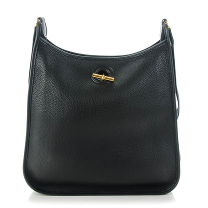 Hermes Taurillon Clemence Vespa GM Black 1 of 7