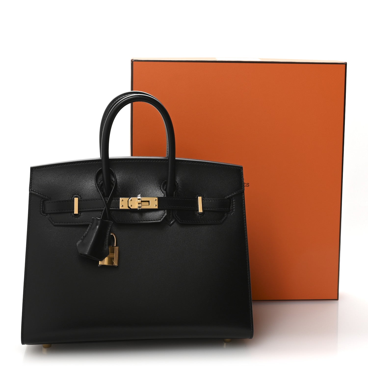 Hermes Box Birkin Sellier 25 Black 11 of 11
