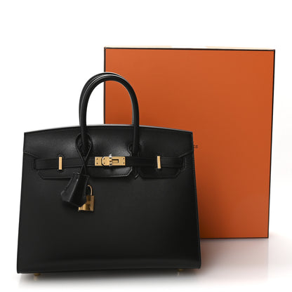 Hermes Box Birkin Sellier 25 Black 11 of 11