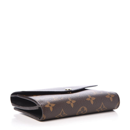 Louis Vuitton Monogram Pallas Compact Wallet Black 4 of 7