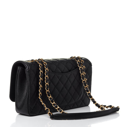 Chanel Caviar Quilted Medium CC Filigree Flap Black 2 of 5
