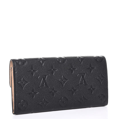 Louis Vuitton Empreinte Emilie Wallet Black Dune 3 of 8