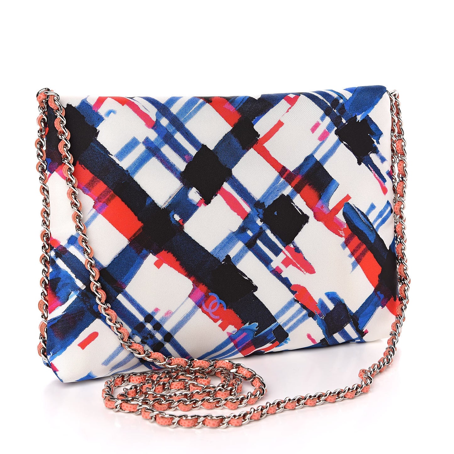 Canvas Printed Airline Crossbody Bag Multicolor