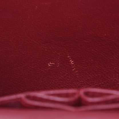 Chanel Lambskin Quilted Medium Double Flap Red 18 of 20