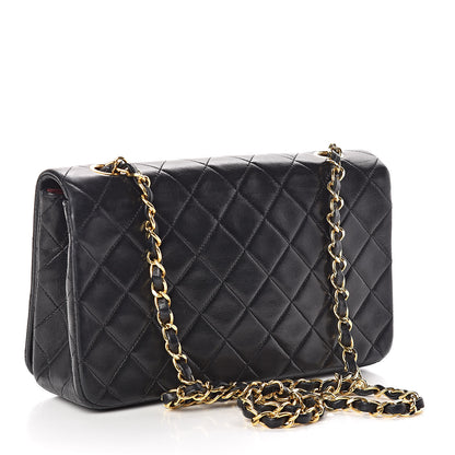 Chanel Lambskin Quilted Small Single Flap Black 3 of 11