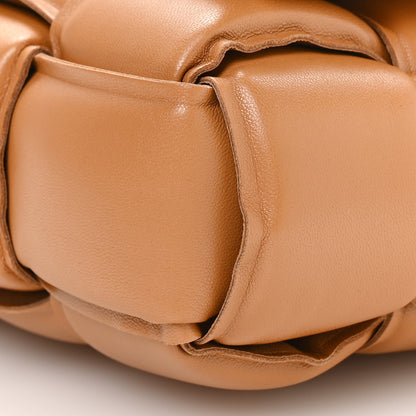 Bottega Veneta Lambskin Maxi Intreccio Padded Chain Cassette Crossbody Bag Caramel 10 of 10