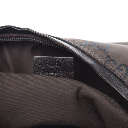 Gucci Nylon Monogram Hobo Dark Brown 7 of 10