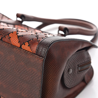 Bottega Veneta Ayers Karung Intrecciato Patchwork Shoulder Bag Ash Scuro Rust Clay 10 of 13
