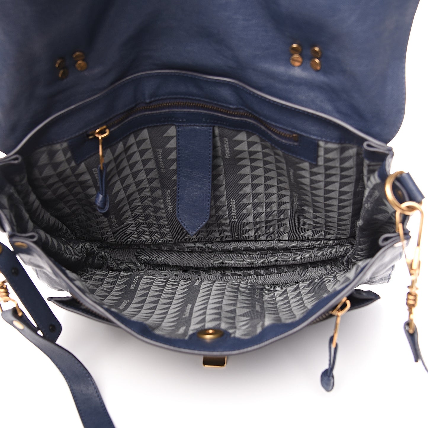 Lambskin Medium PS1 Satchel Midnight