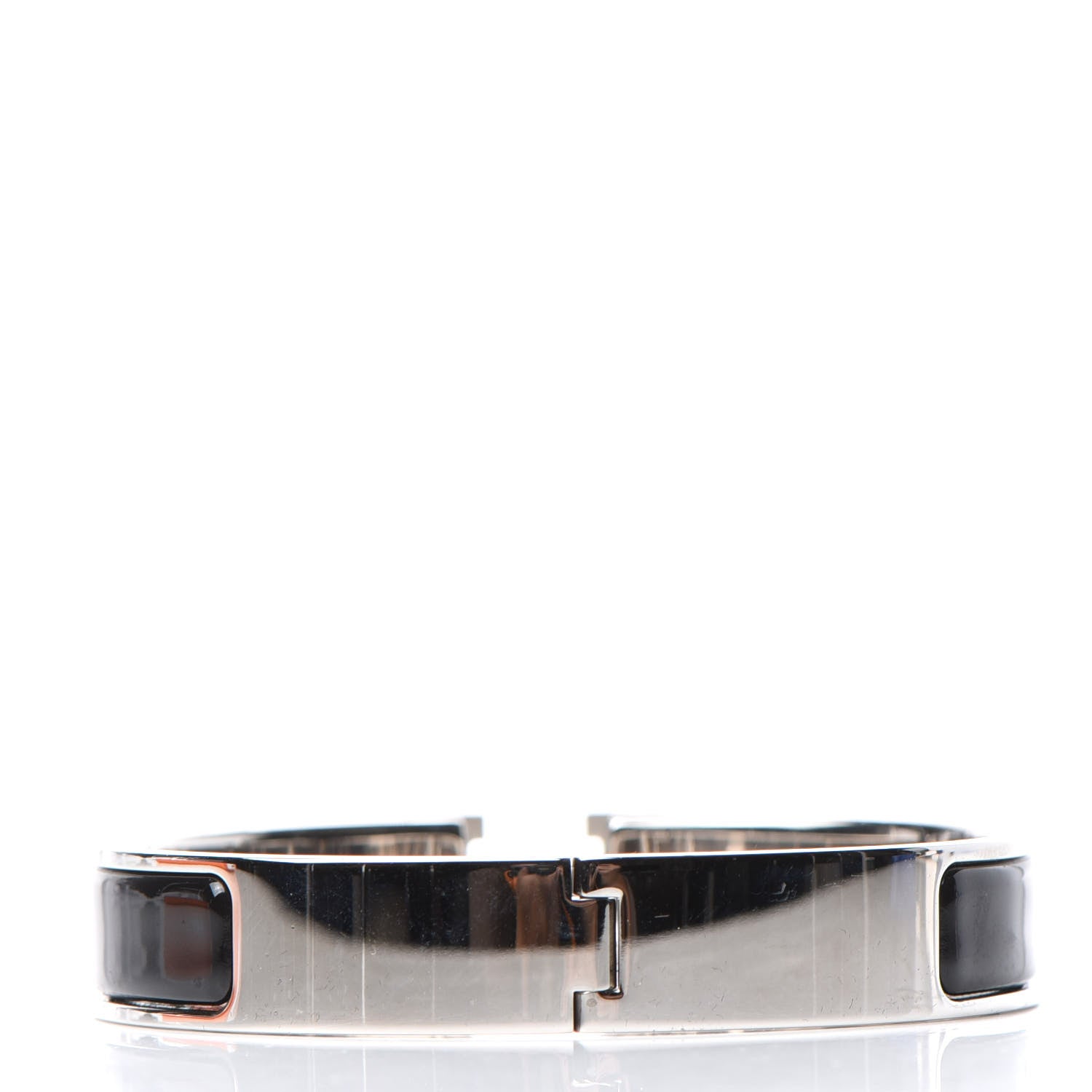 Hermes Enamel Narrow Clic Clac H Bracelet PM Black 3 of 4