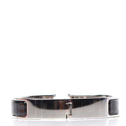 Hermes Enamel Narrow Clic Clac H Bracelet PM Black 3 of 4