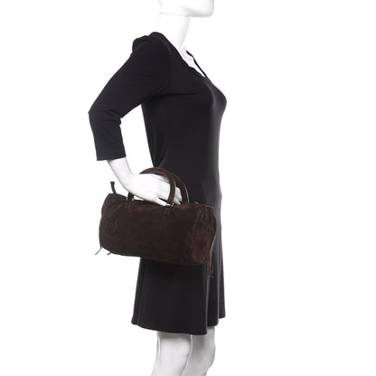 Prada Suede Camoscio Bow Bag Caffe 2 of 13