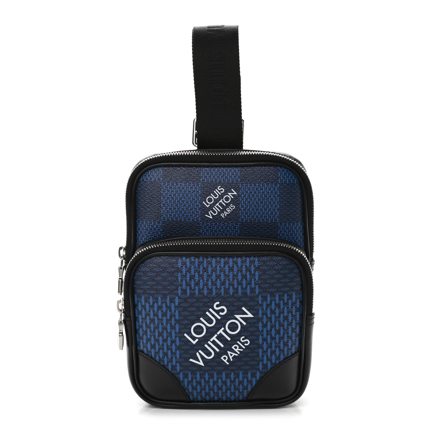 Damier Graphite 3D Amazone Sling Bag Navy Black
