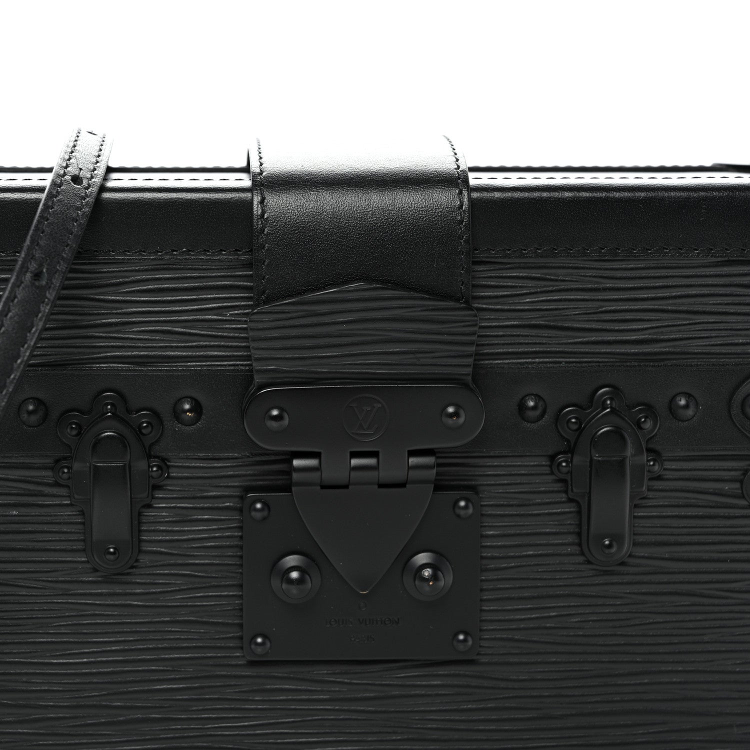 Louis Vuitton Epi Monochrome Petite Malle Black 8 of 12