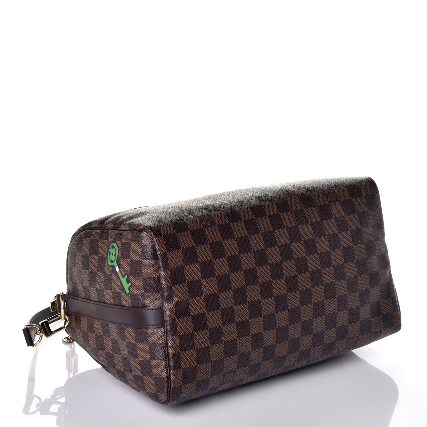 Damier Ebene Patches Speedy Bandouliere 30